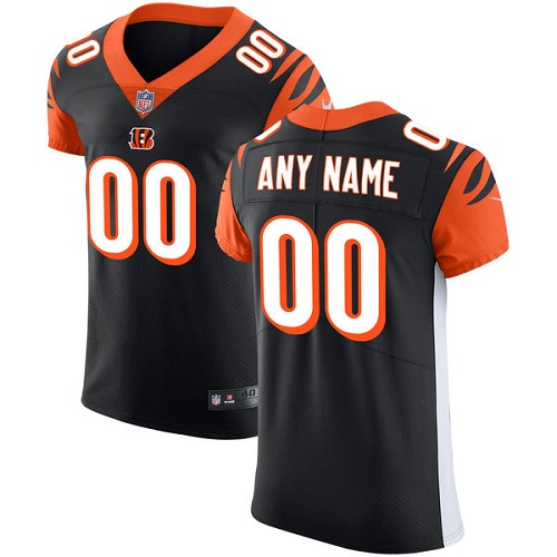 Men's Cincinnati Bengals Black Team Color Vapor Untouchable Custom Elite NFL Stitched Jersey